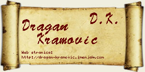 Dragan Kramović vizit kartica
